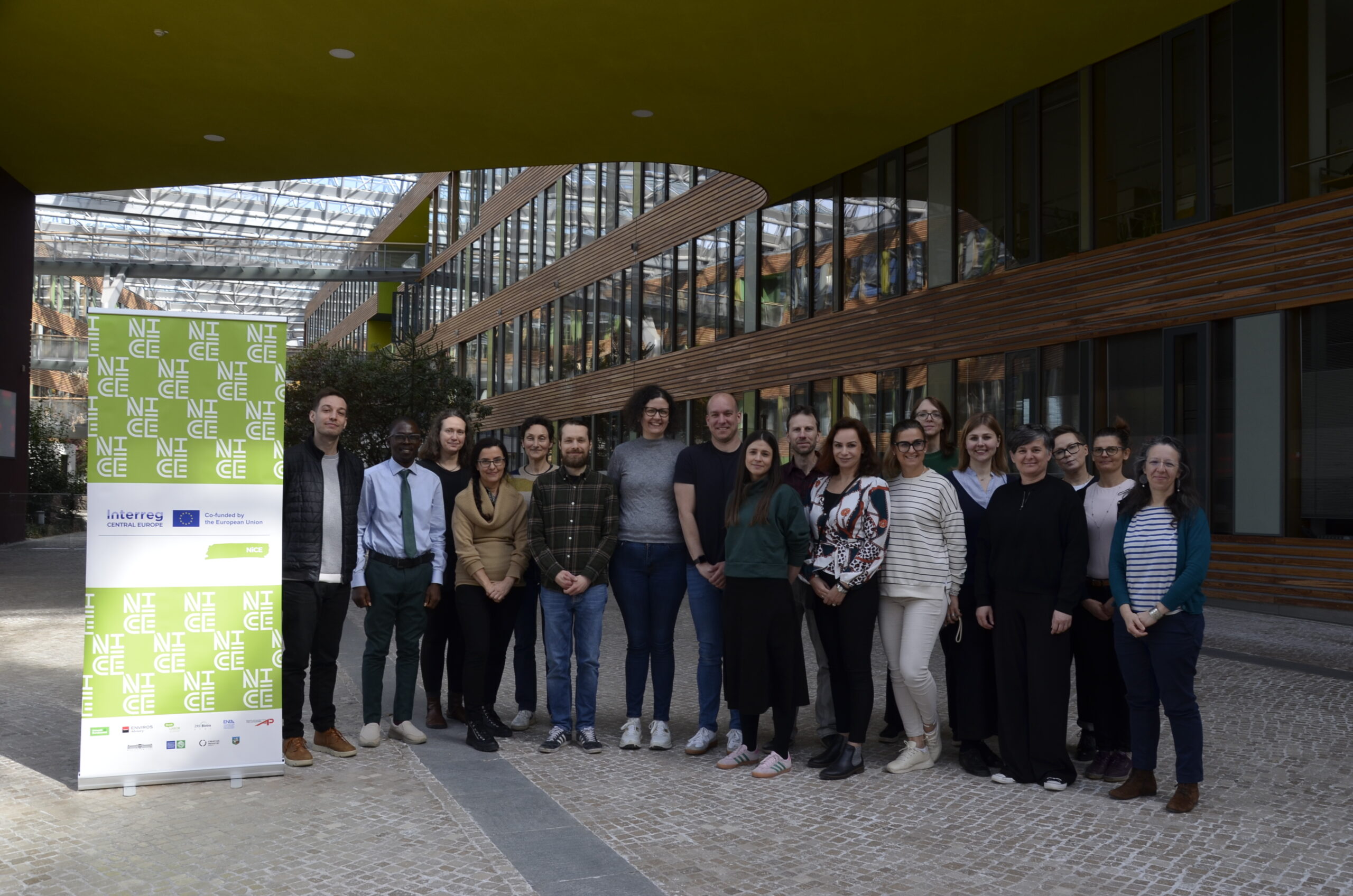 Group picture of the NiCE project consortium at UBA headquarters in Dessau.