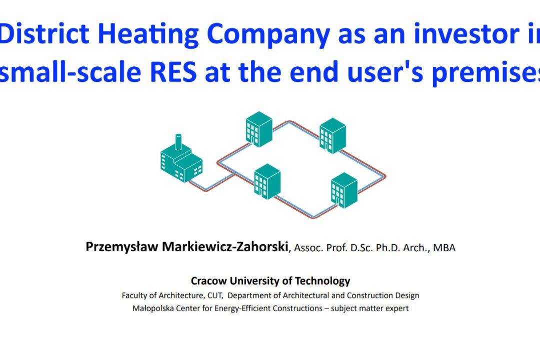 District Heating Companies as Investors in Small-Scale RES