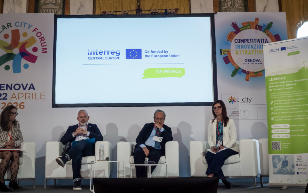 CE-PRINCE Dissemination Event at the Circular City Forum in Genoa, Italy