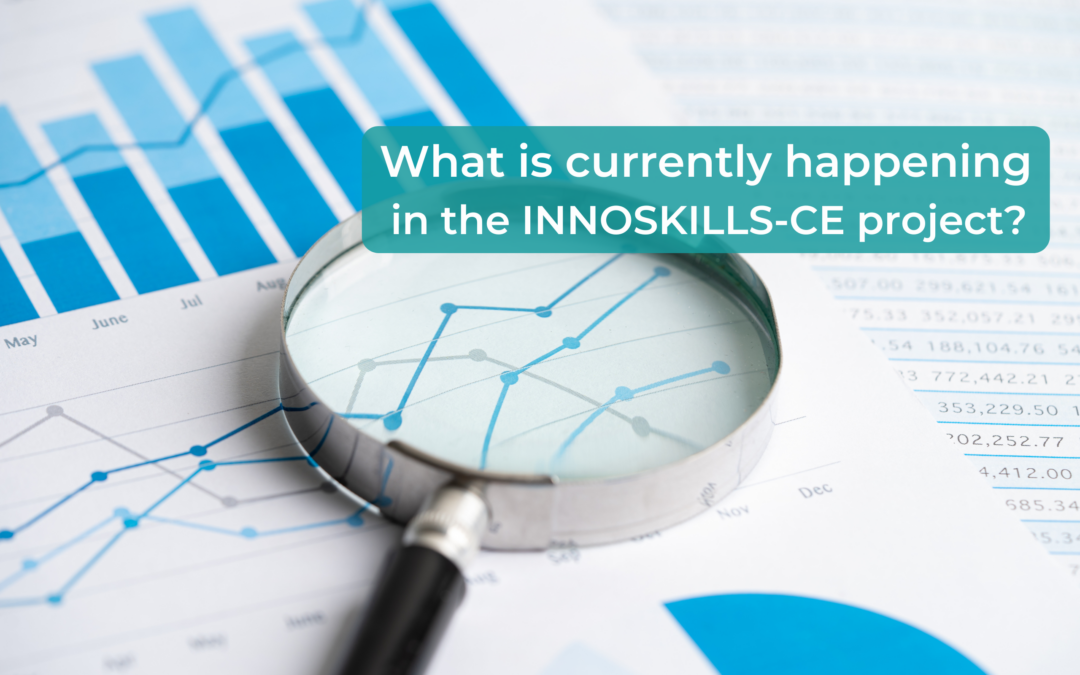 What is currently happening in the INNOSKILLS-CE project funded by the Interreg Central Europe programme?