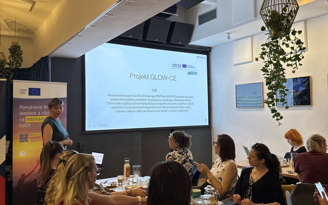 Empowering women entrepreneurs in South Bohemia: GLOW-CE joins regional meet-up on AI