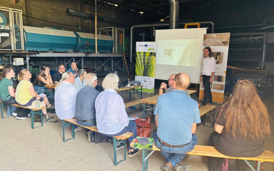 SYMCRAFT supports sustainable fiber flax field day in Mausitz