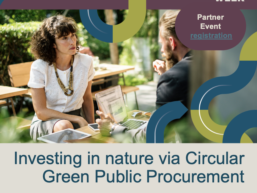 Investing in Nature via Circular Green Public Procurement: CE-PRINCE on EU Green Week 2026