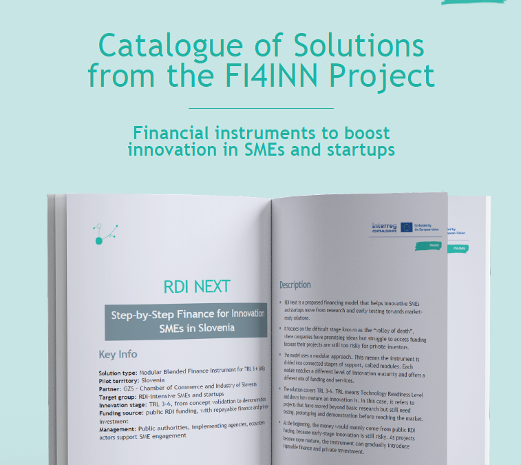 FI4INN Concludes with the Catalogue of Solutions to Improve Access to Finance for Innovative SMEs