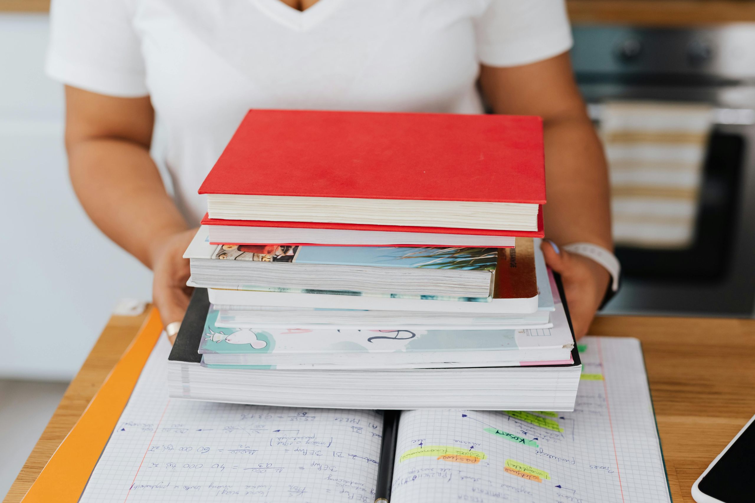 Close Up Of Books