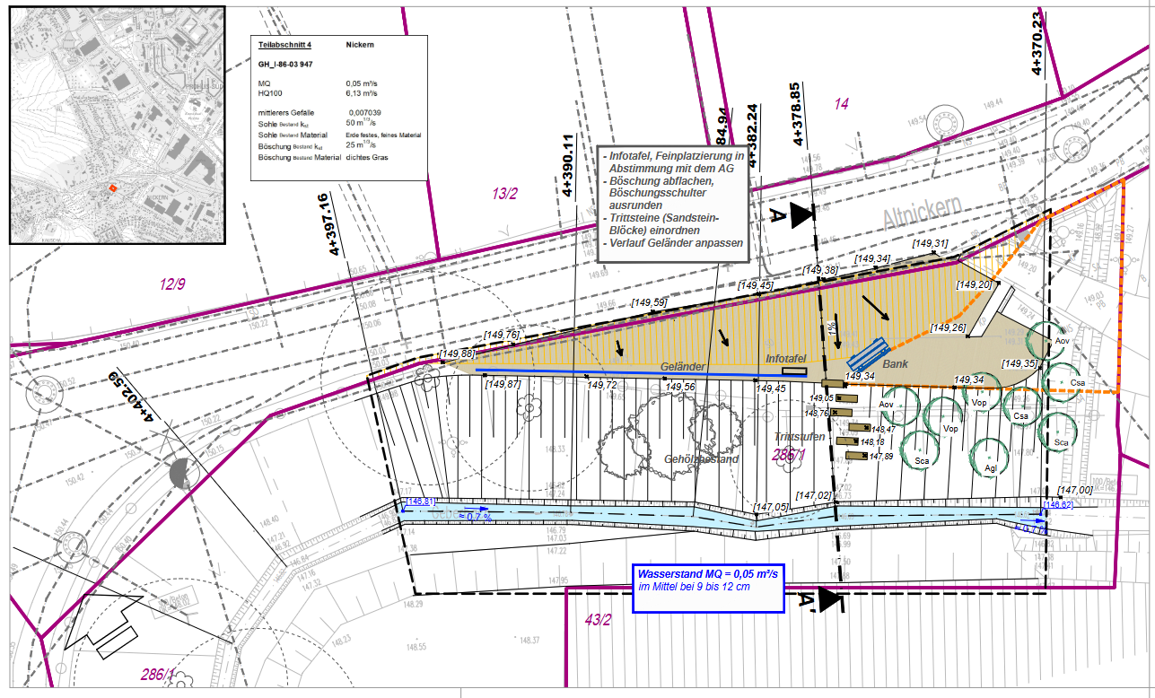 Status of Planning for the Waterway Improvement Project in Nickern