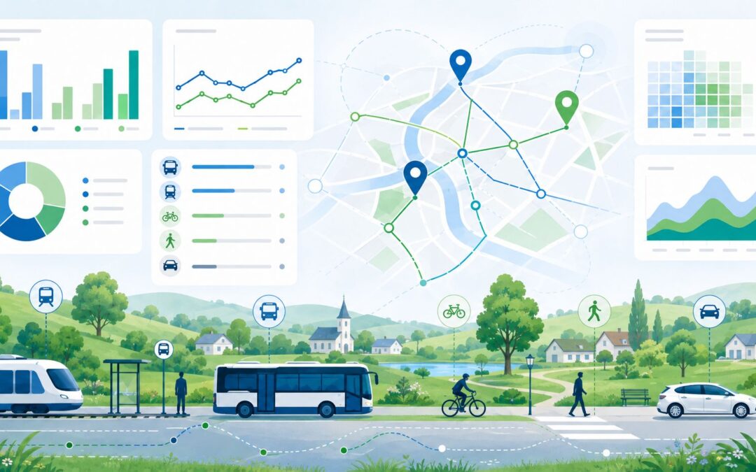 What mobility data tell us about Škofja Loka, Szarvas and Požega