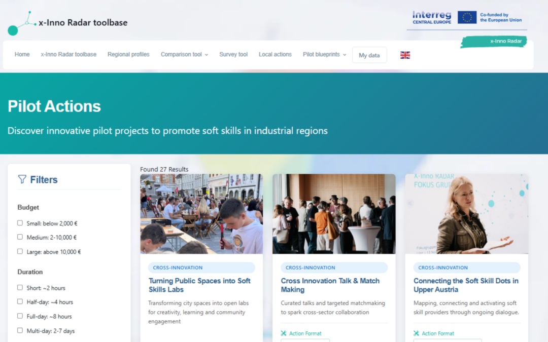 From pilot actions to regional change: x-Inno Radar enters its final phase