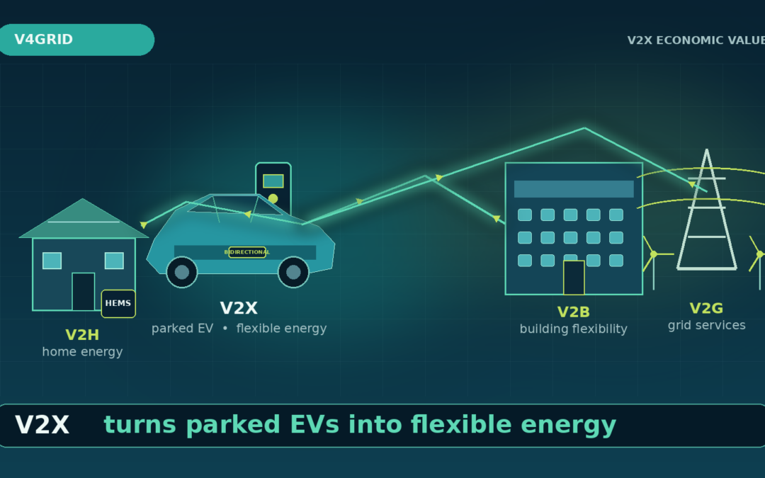 V4Grid’s news presents the economic viability and business models of V2X across the V4 region.